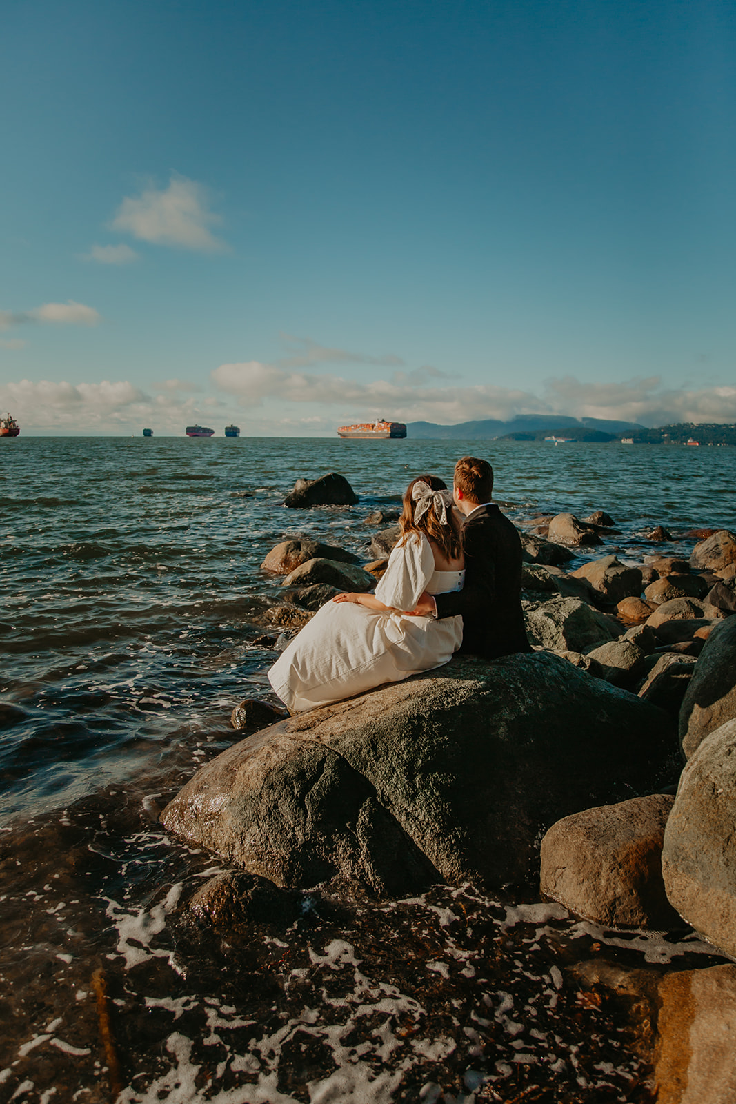 Stanley Park elopement with Young Hip & Married wedding officiants