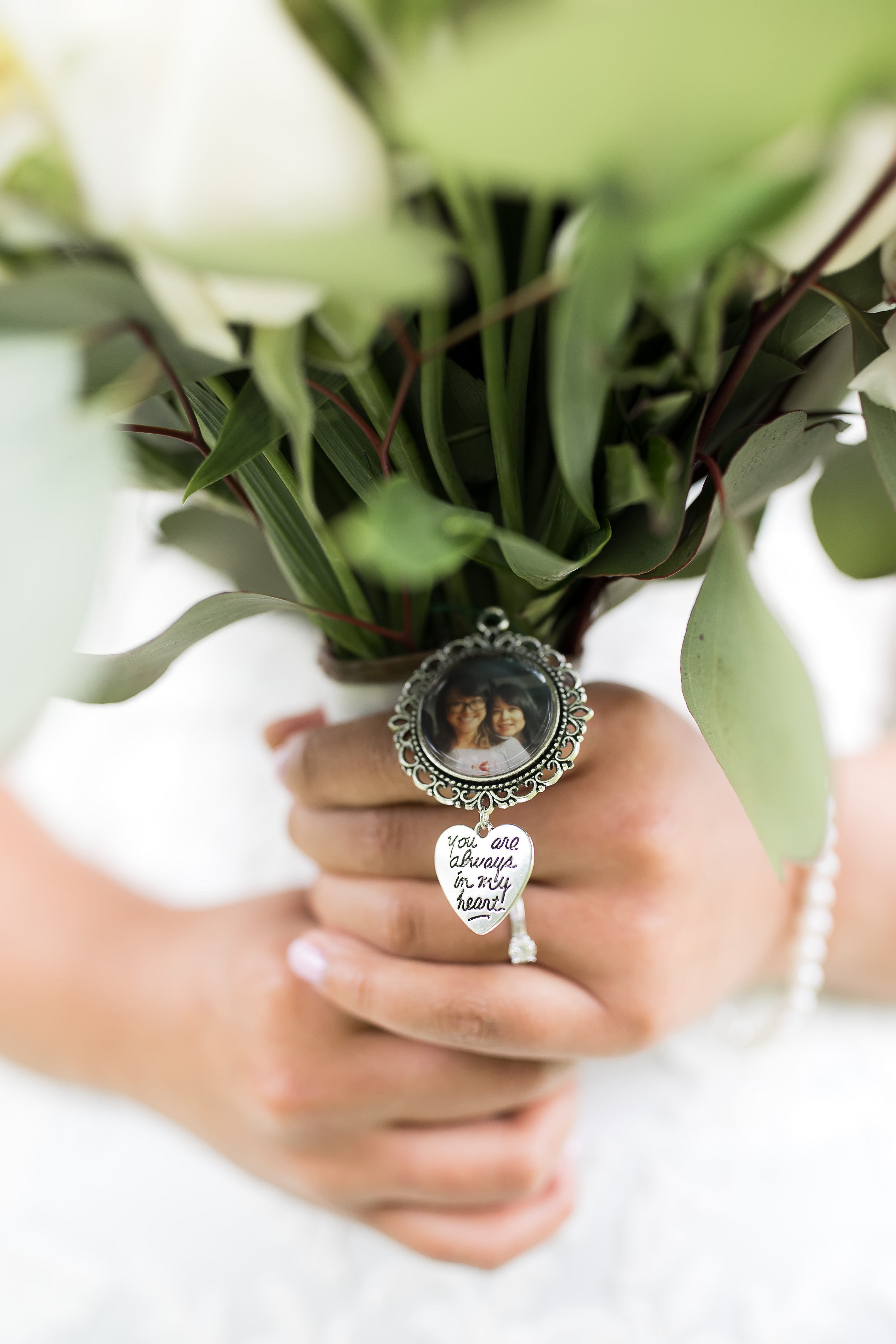 bouquet charm to honor a loved one, create additions for your wedding ceremony