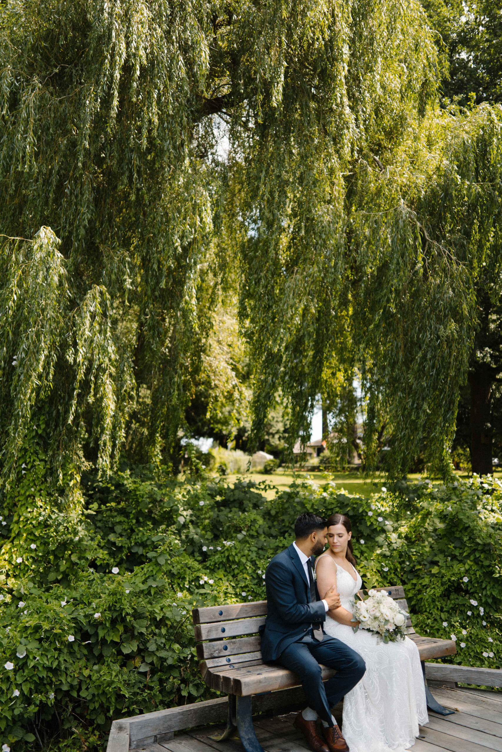 Vancouver elopement at Deer Lake Park in Burnaby