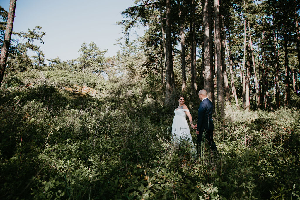 Saxe Point Park elopement in Victoria with Young Hip & Married