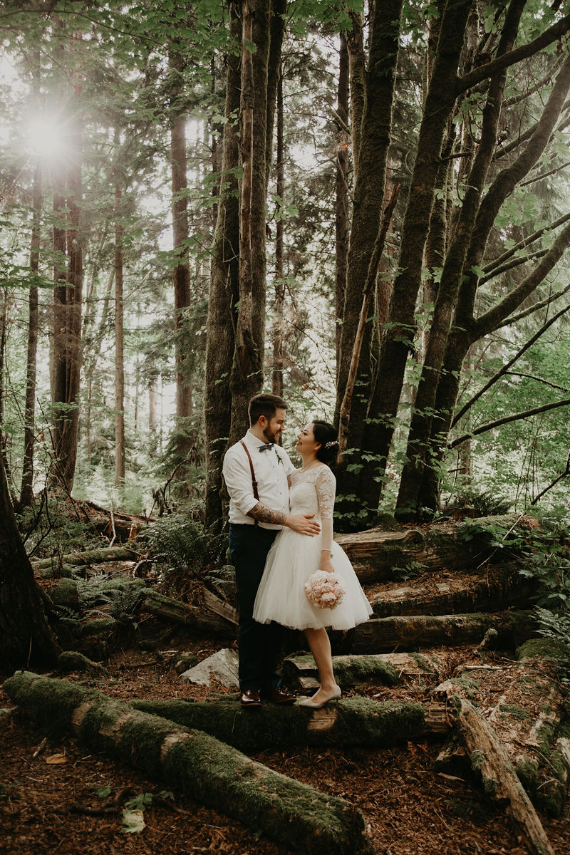 Vancouver elopement in Stanley Park