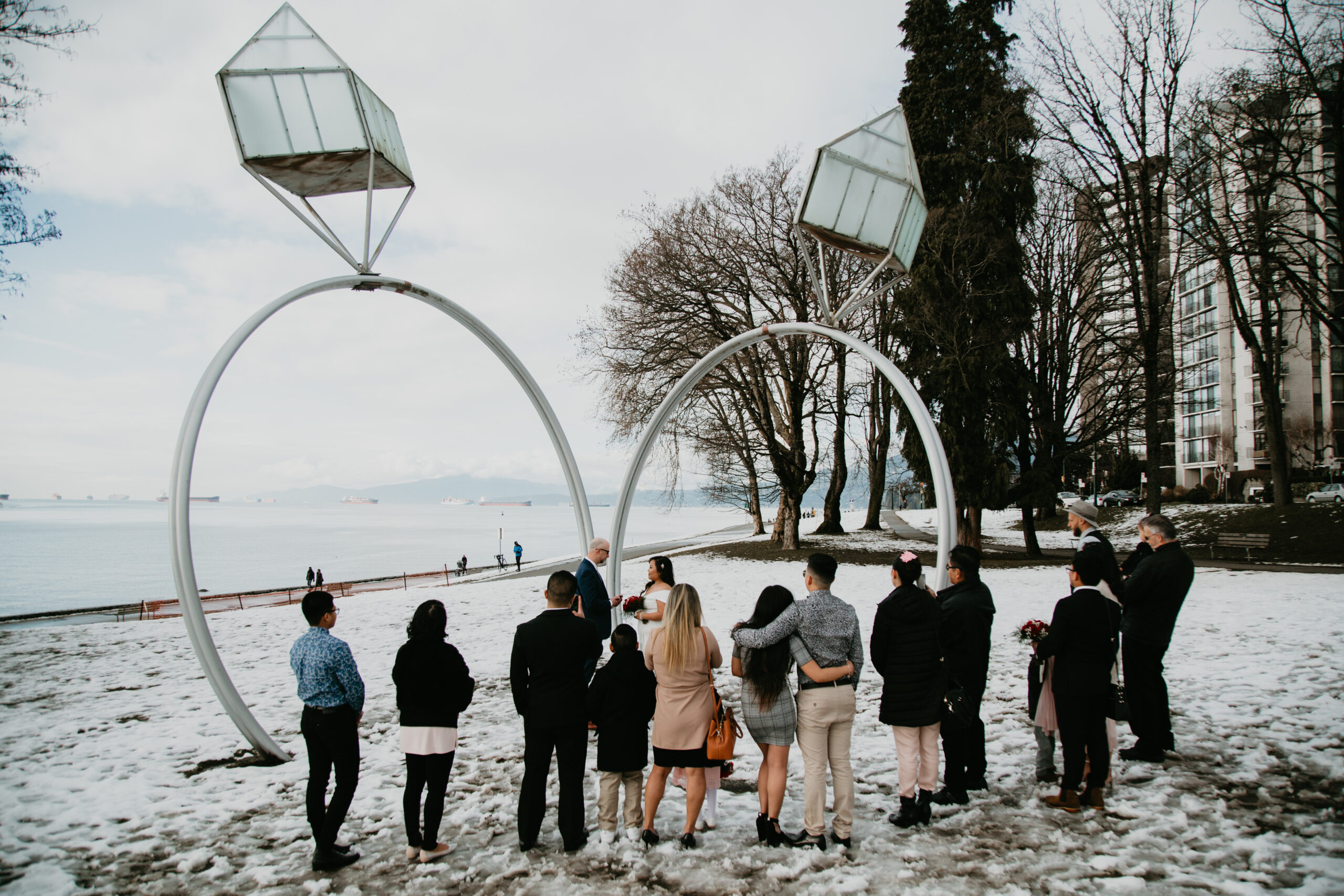 Vancouver elopement at Sunset Beach