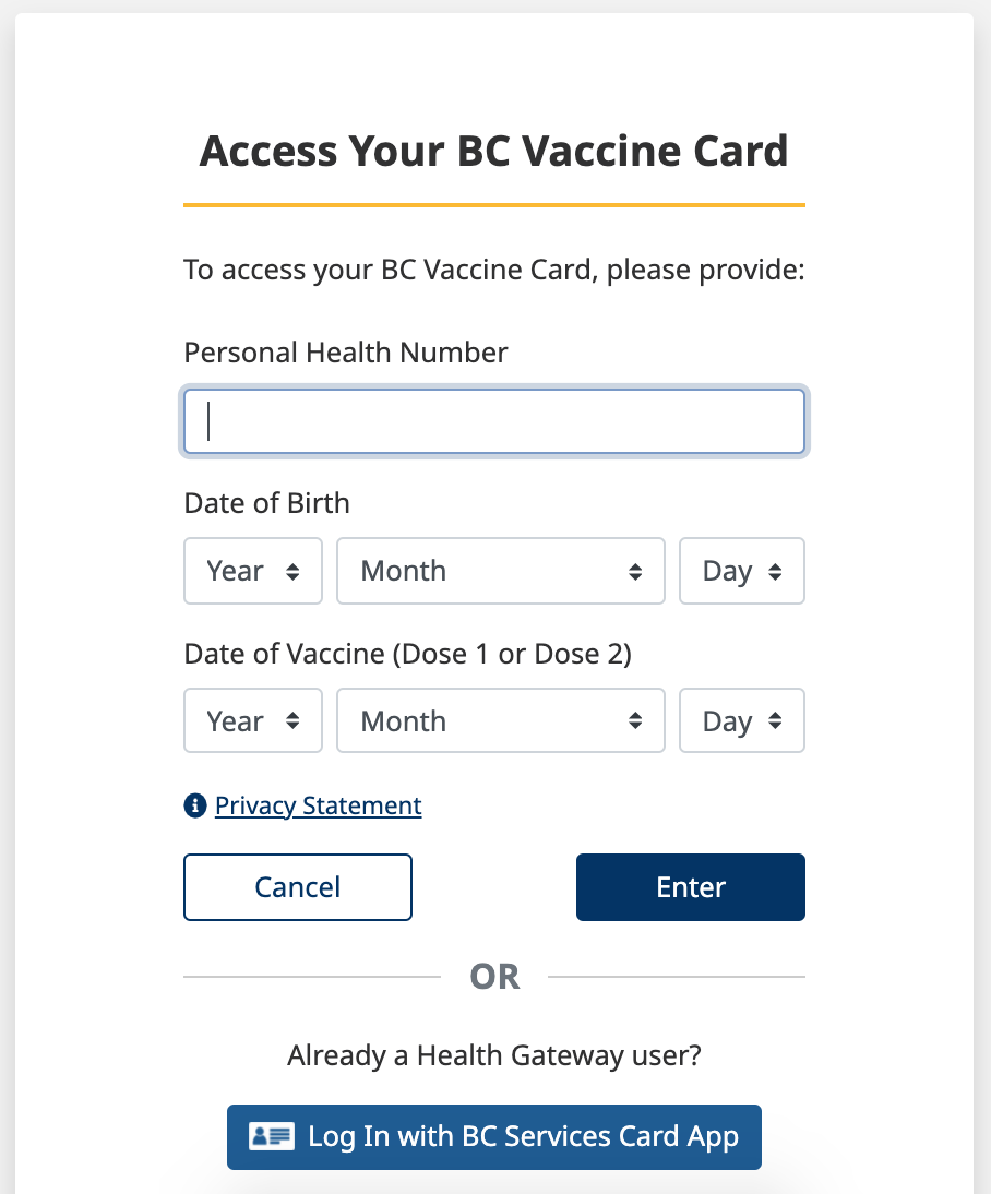 How to Get Your BC Vaccine Card