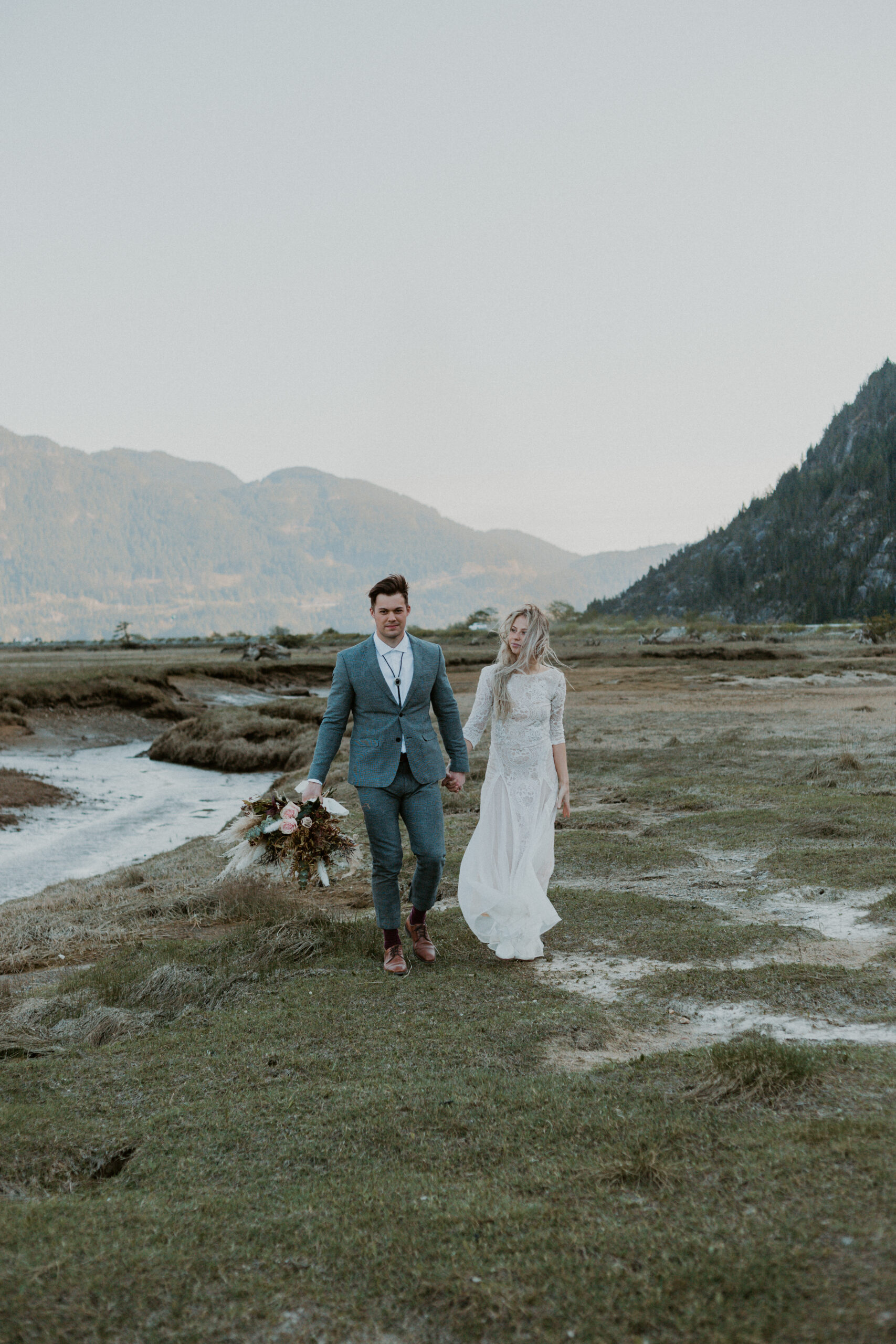 Squamish Estuary Vancouver elopement