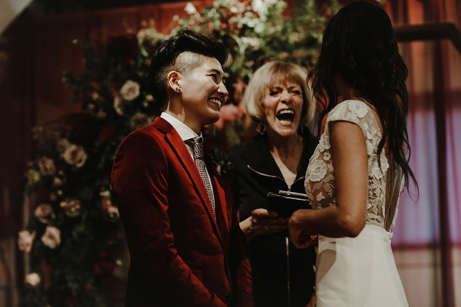 Young Hip & Married Officiant Marilyn Knipp at The Ellis Building in Vancouver