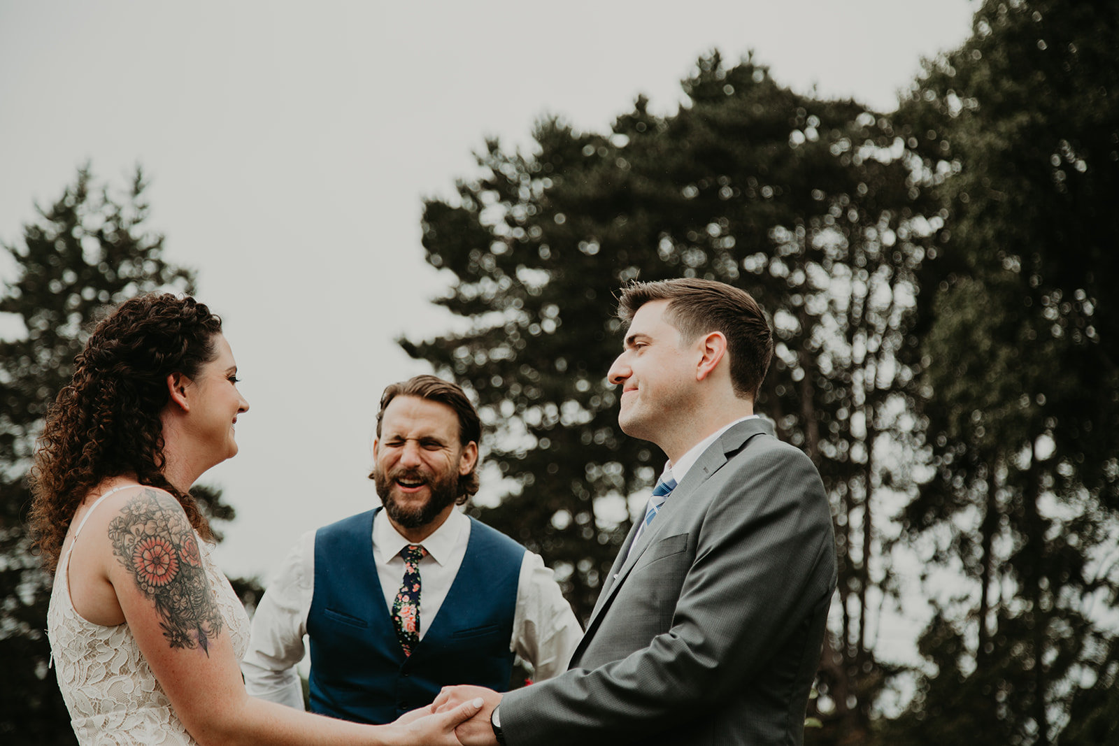 Vancouver wedding officiant Shawn Miller with Young Hip & Married