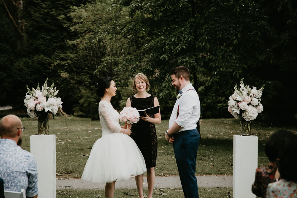 Vancouver wedding officiant Young Hip & Married
