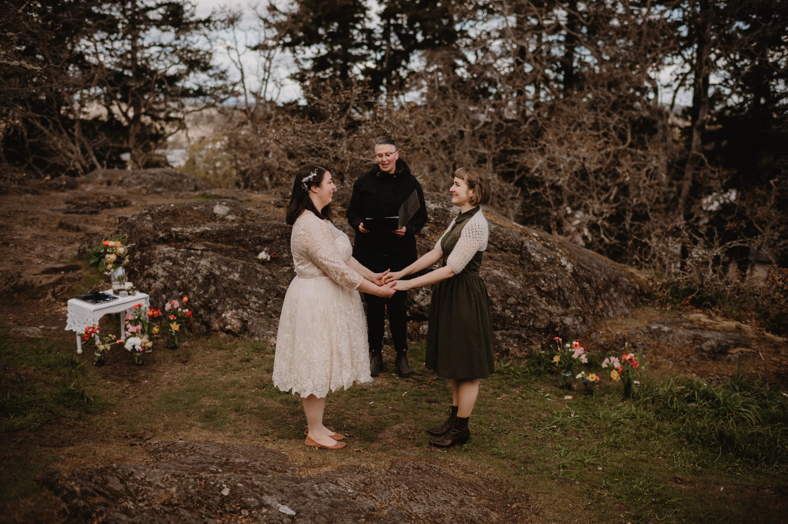 inclusive wedding on Vancouver Island with Young Hip & Married