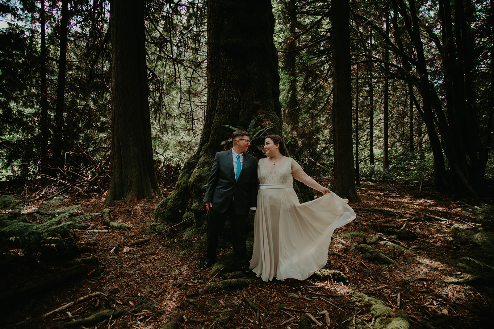 stanley park wedding with young hip & married, how to change your last name after you're married