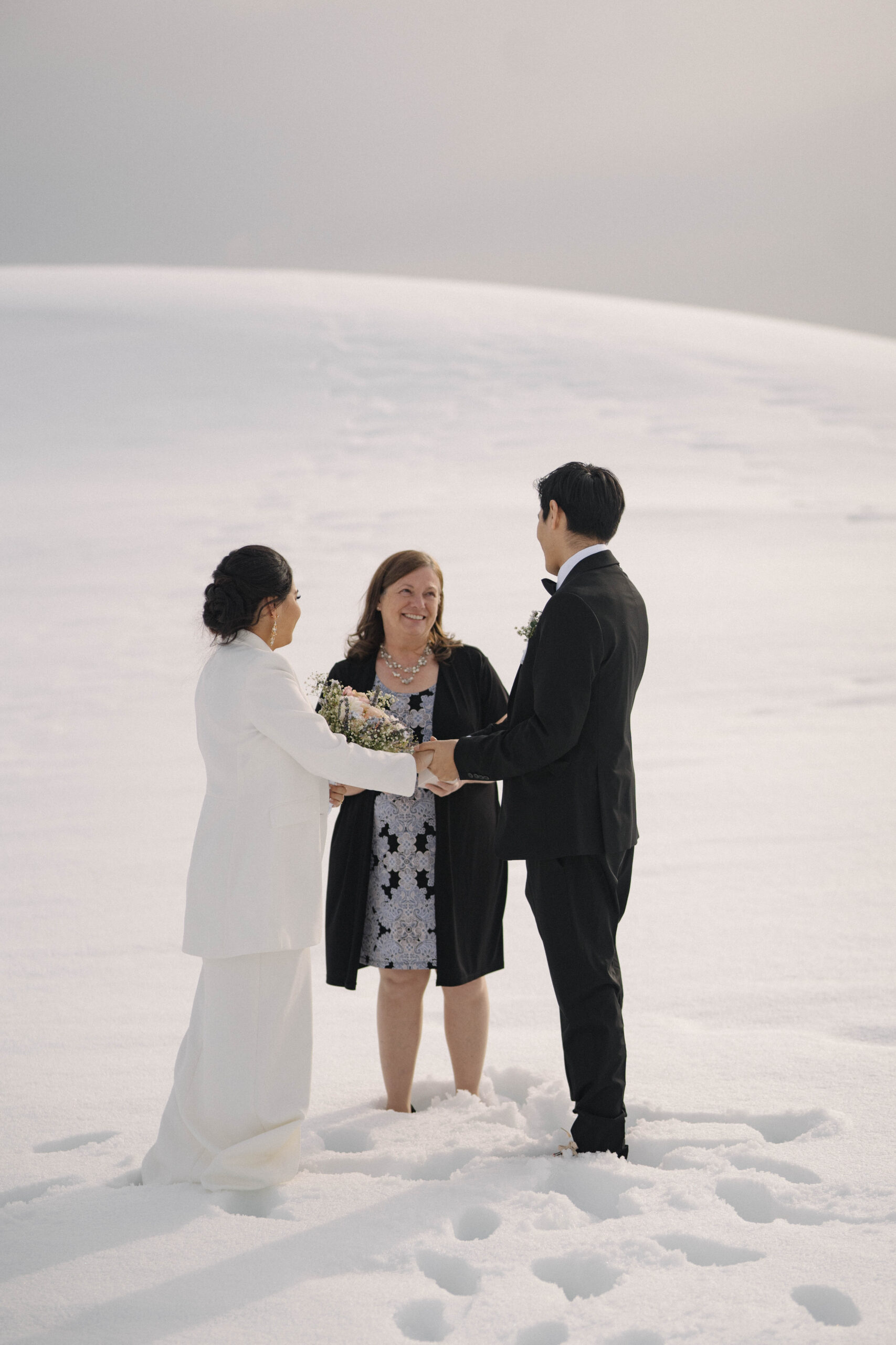 young hip and married wedding officiant helicopter elopement vancouver wedding