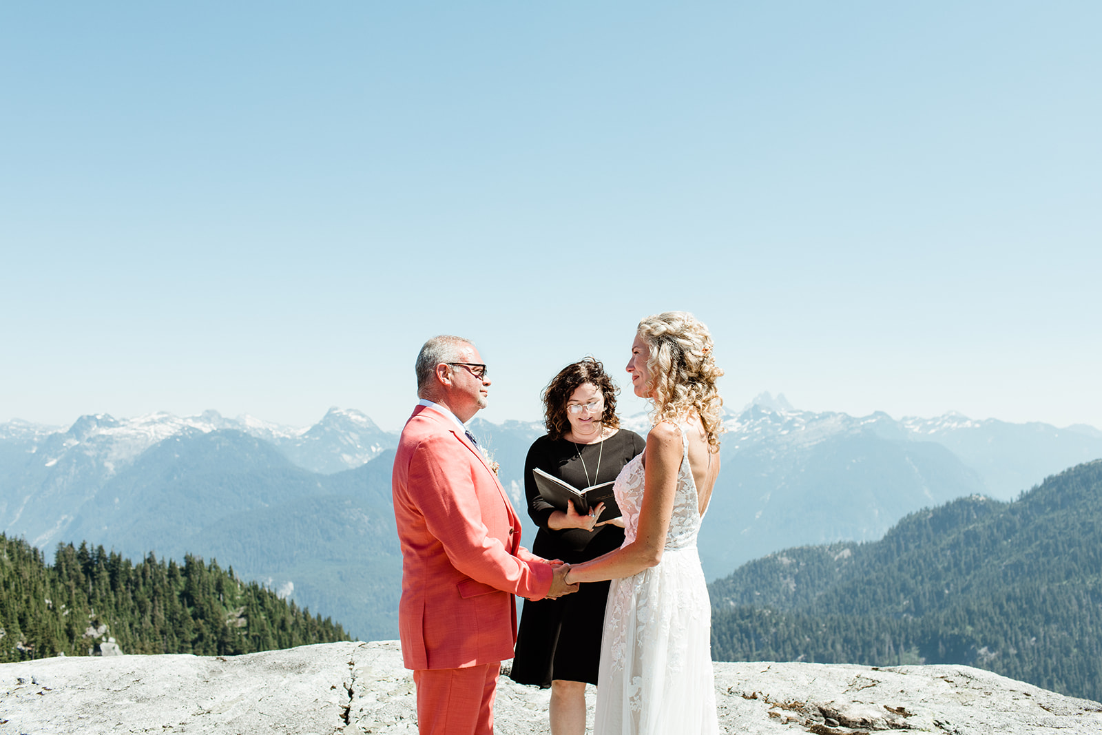 helicopter elopement vancouver wedding vows