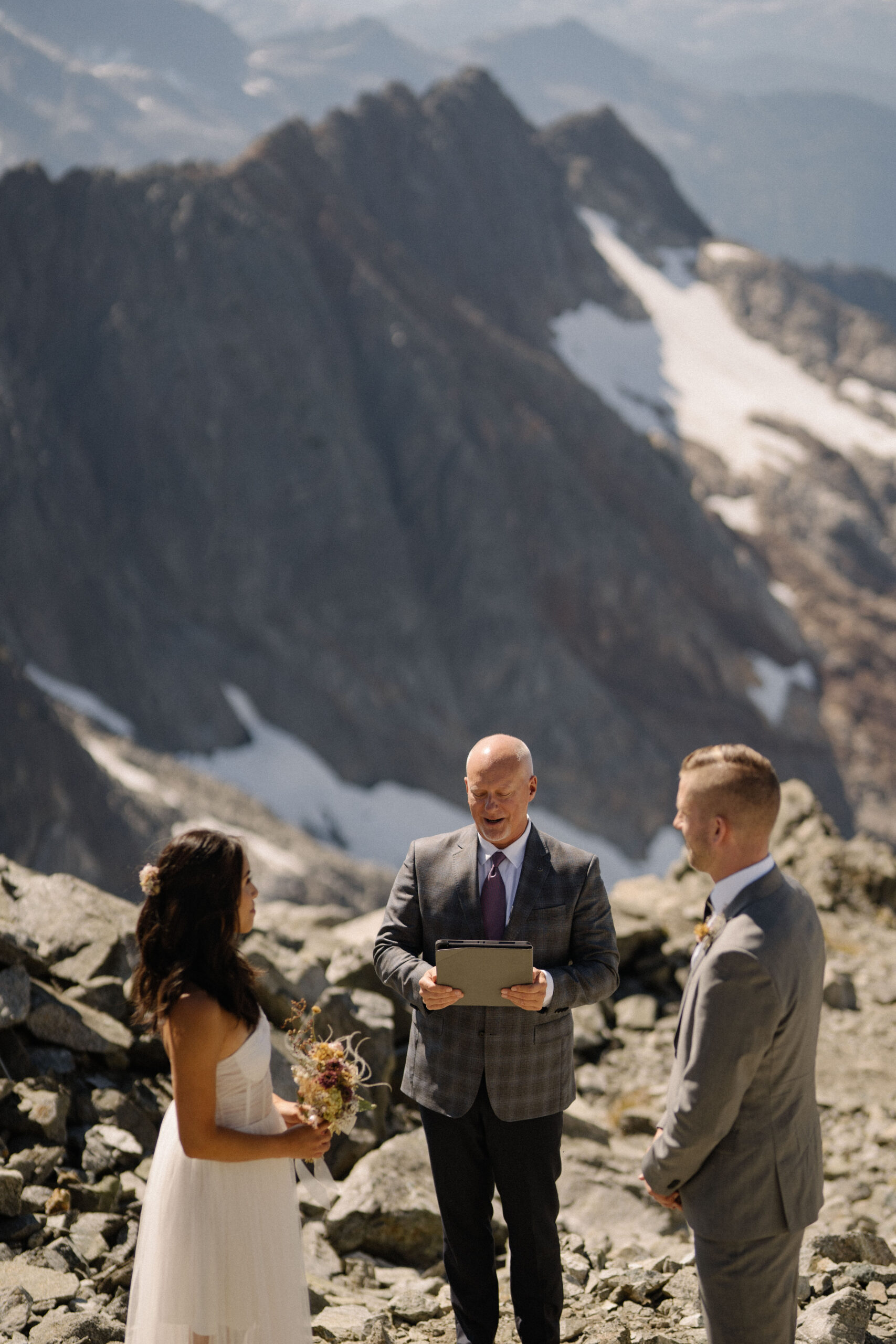 young hip and married helicopter elopement with vancouver elopement photographer clint bargen