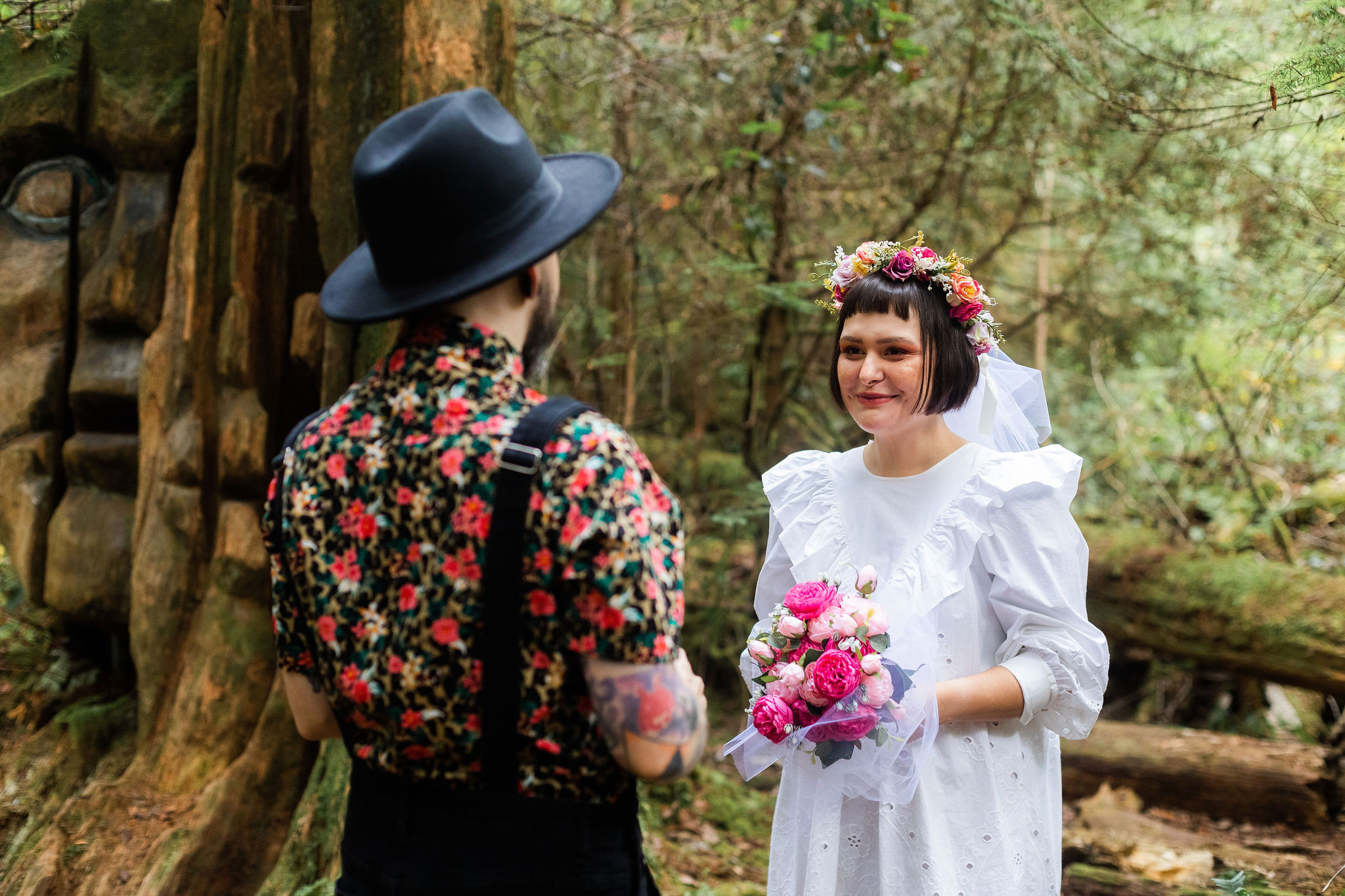 fun wedding officiant script at young hip and married vancouver elopement