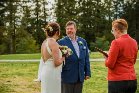 bilingual wedding officiant at young hip & married