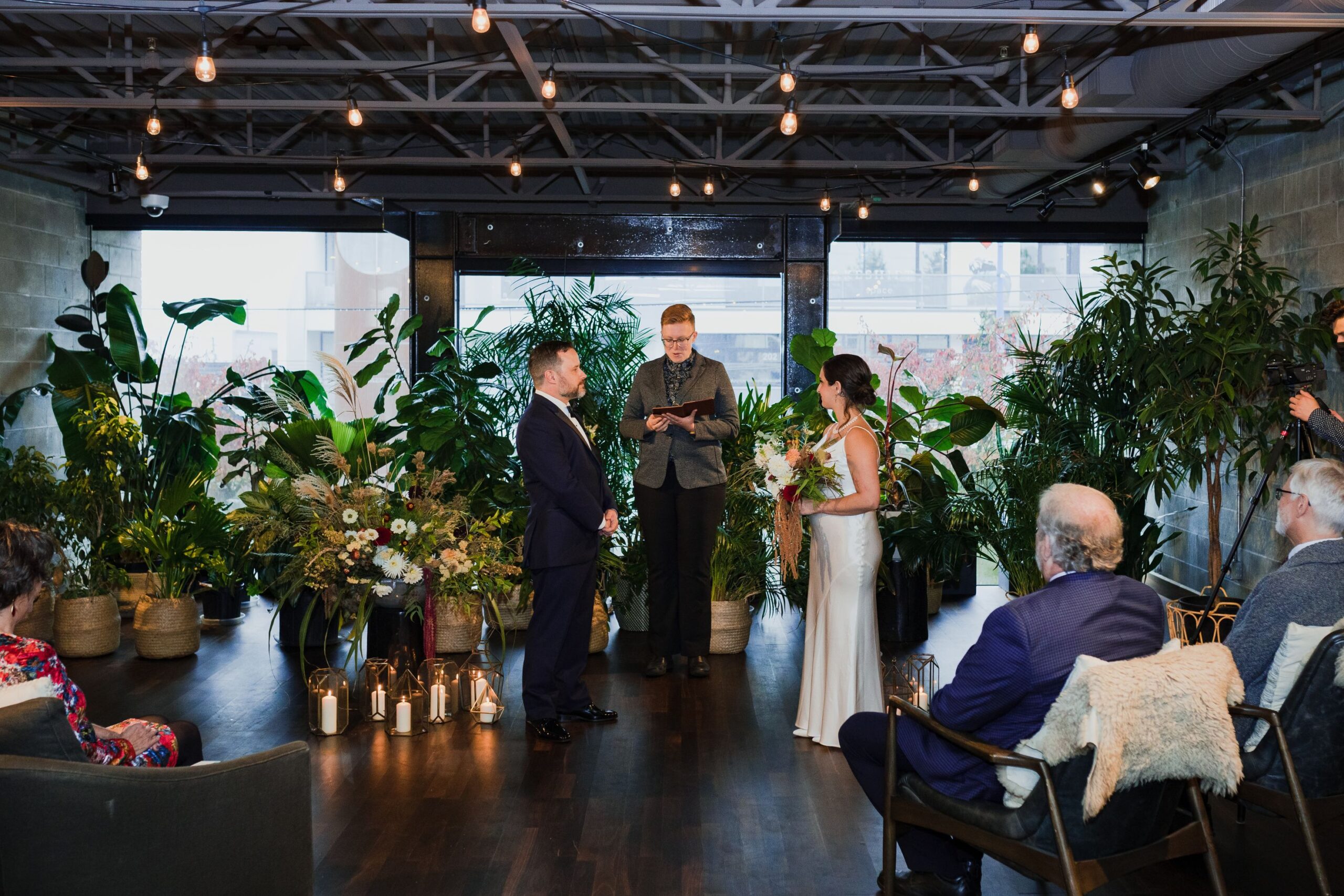 The Garden Strathcona wedding ceremony