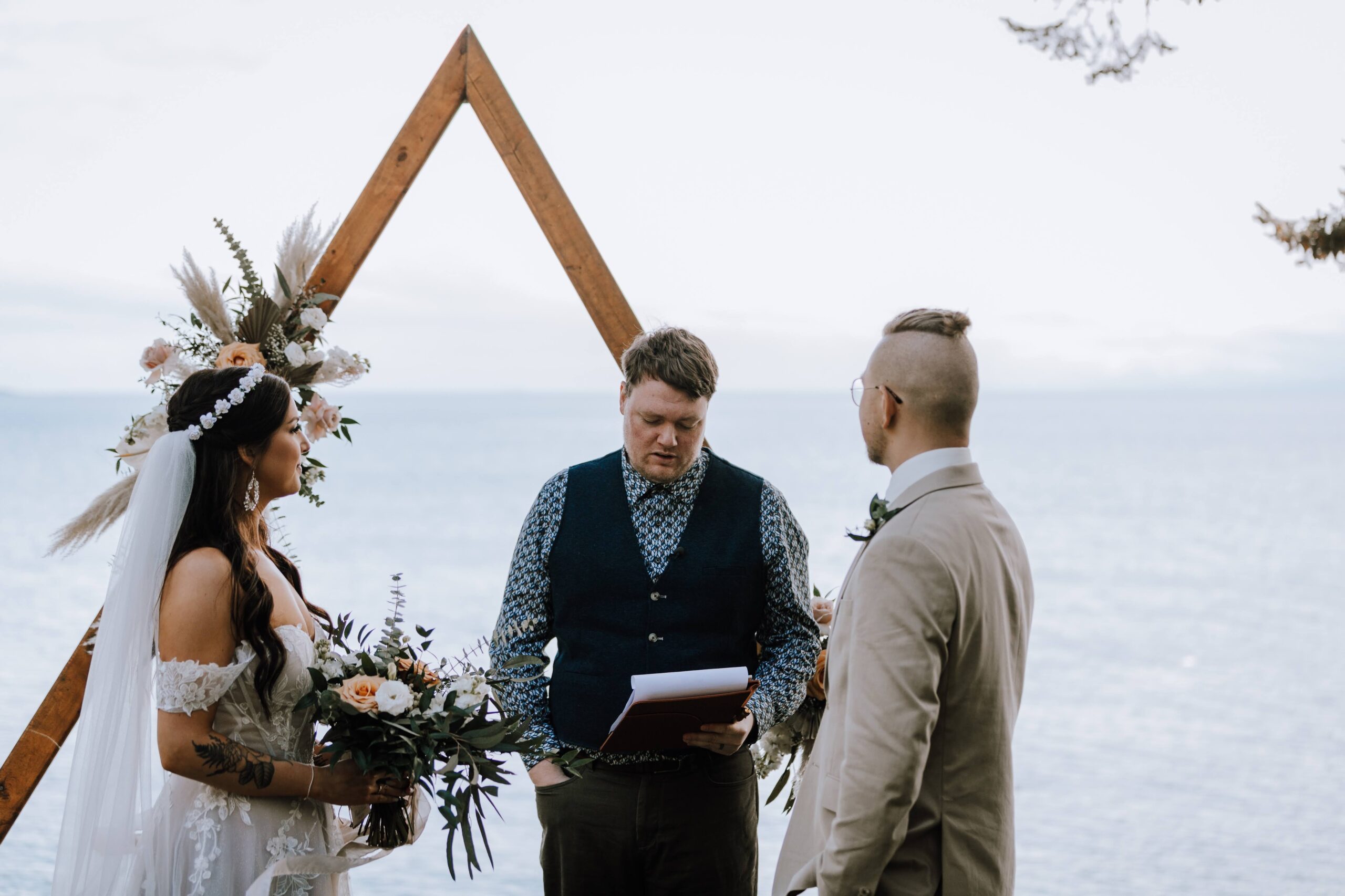 Vancouver Island wedding with Young Hip & Married