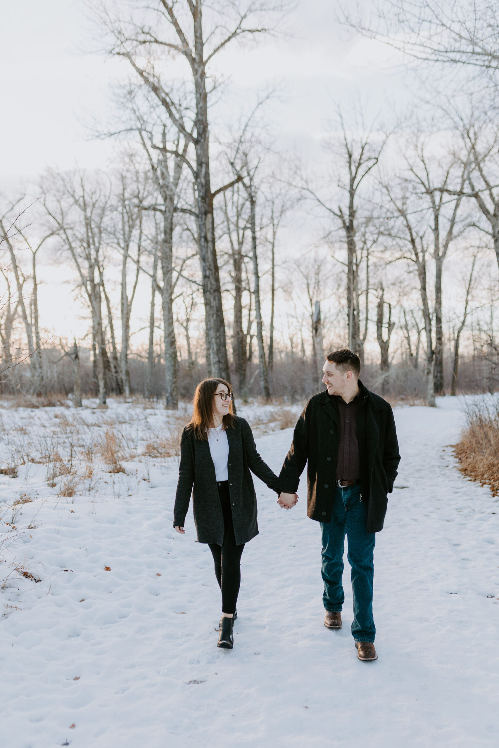 Young Hip and Married elopement at Fish Creek Park, Calgary