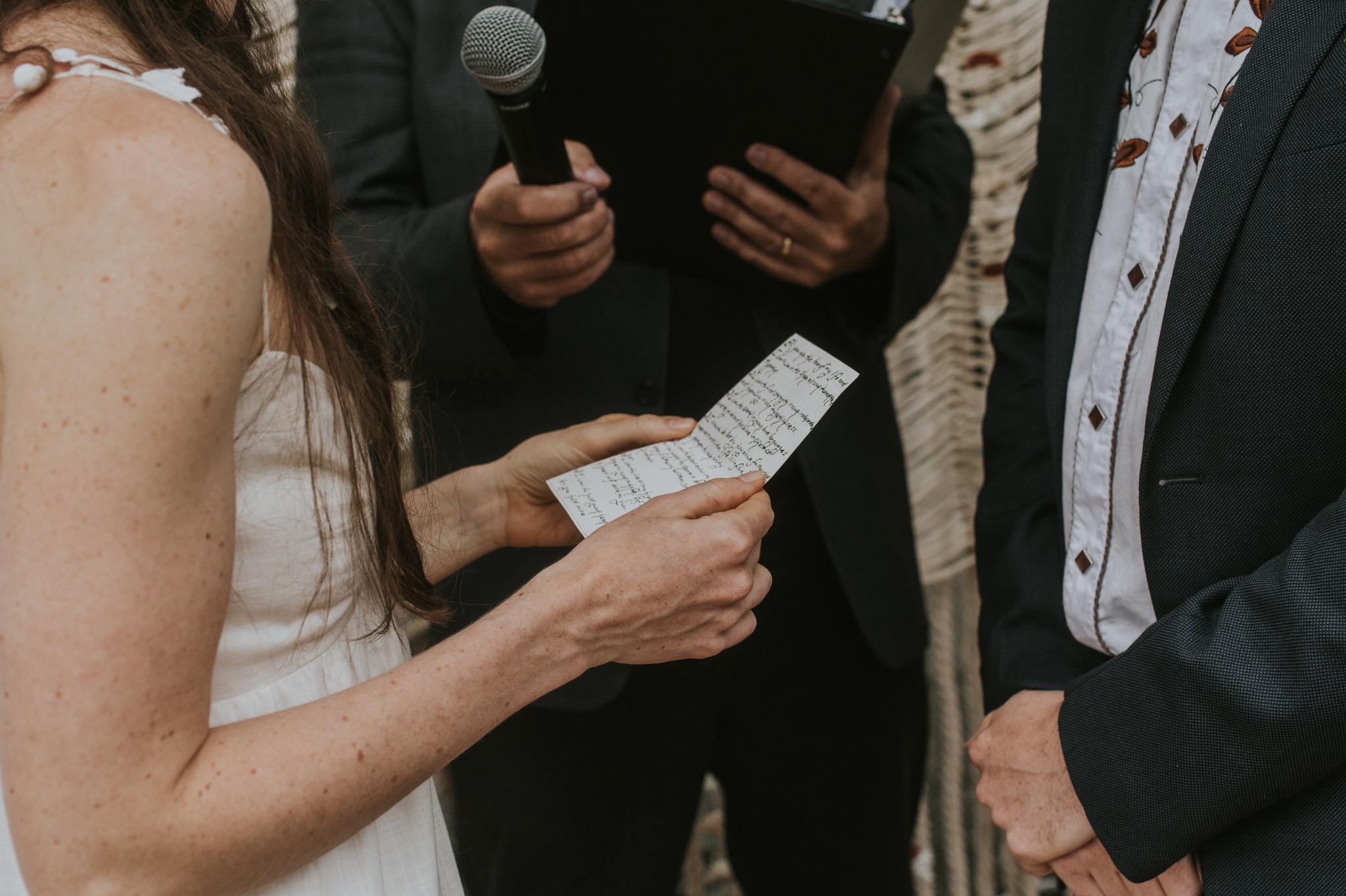 simple wedding vows, vancouver wedding with young hip and married