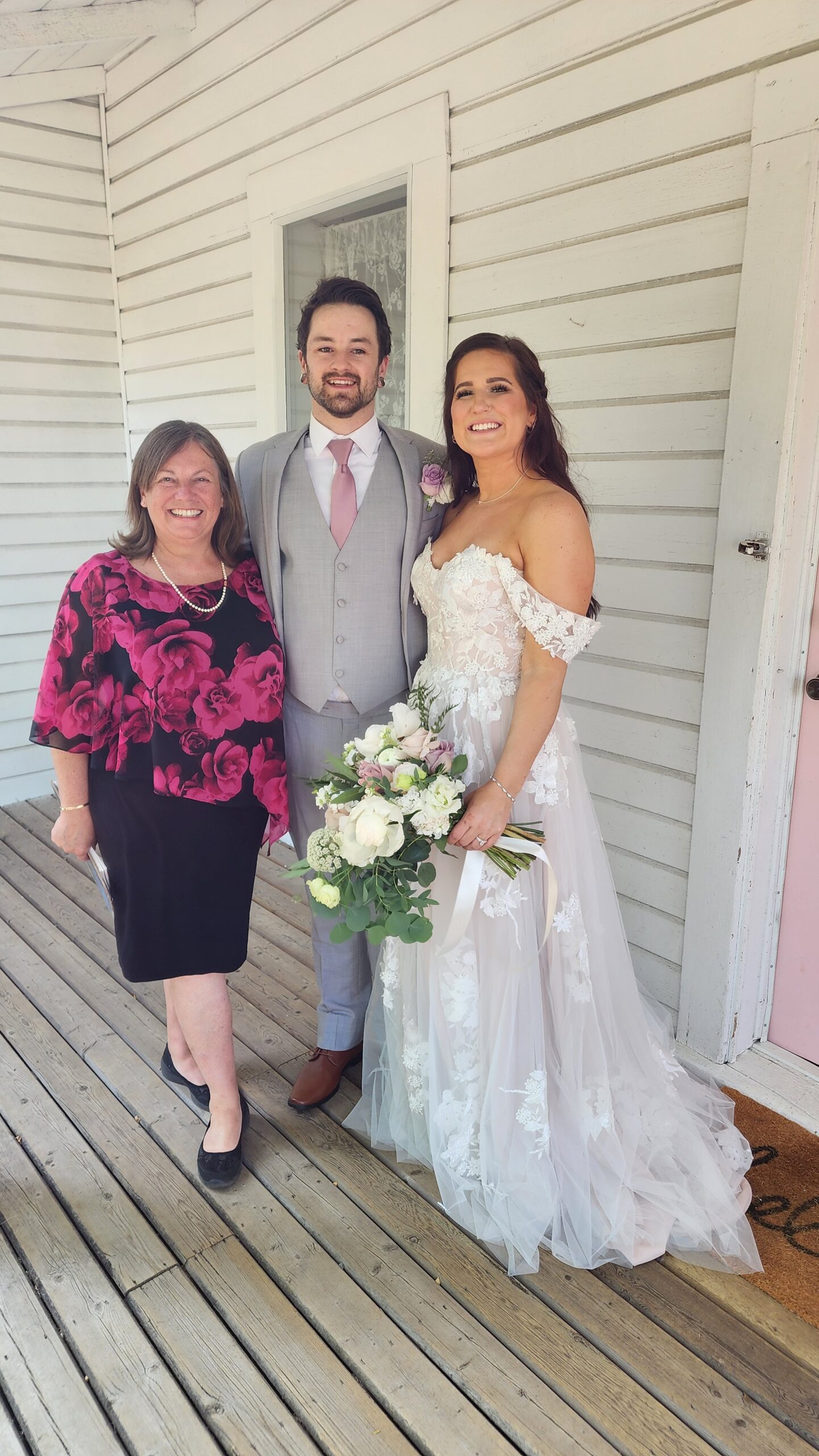 Young Hip and Married Officiant Rhona with Cheyanne and Austin, Vancouver wedding