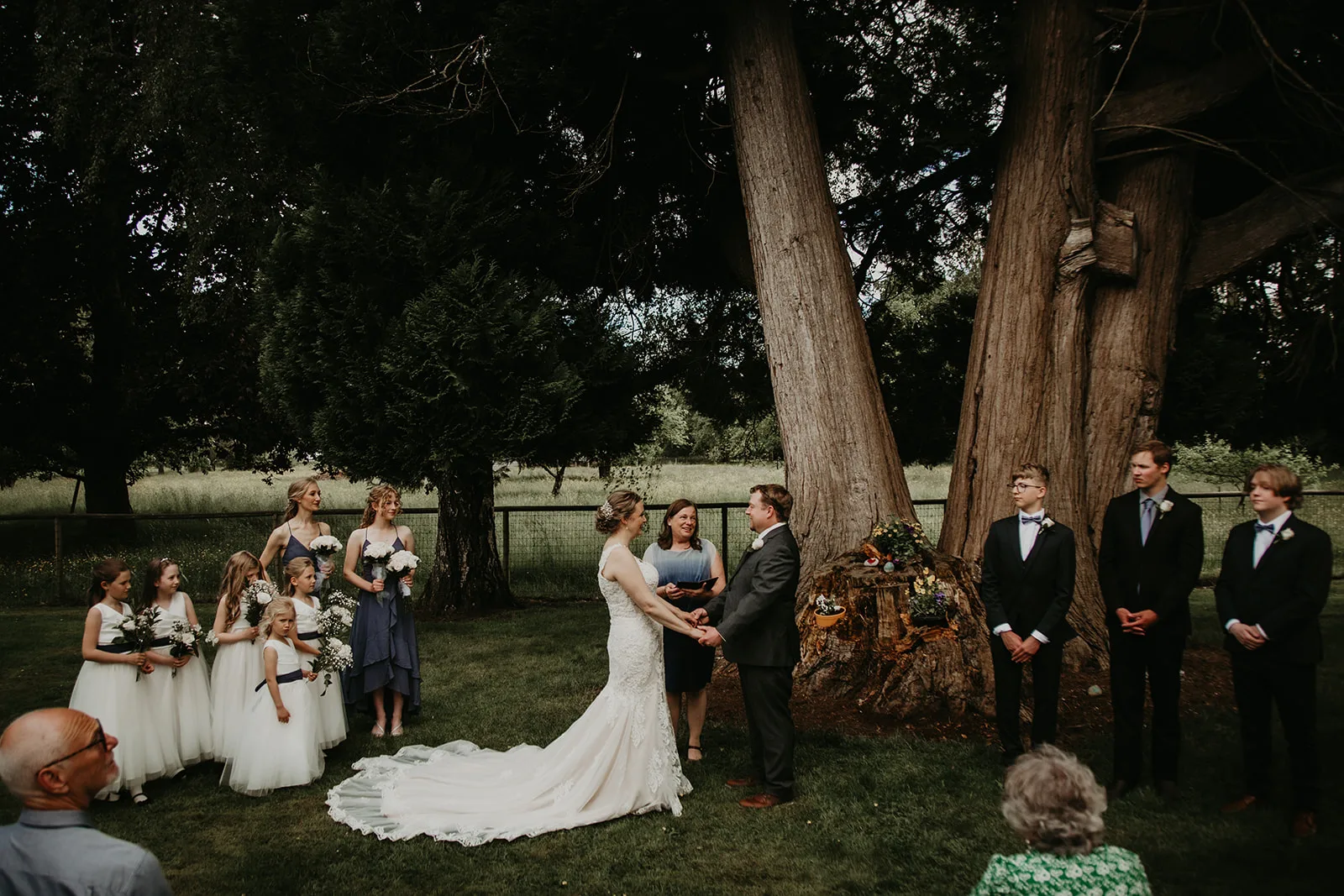 how long is a wedding ceremony with young hip & married wedding officiants