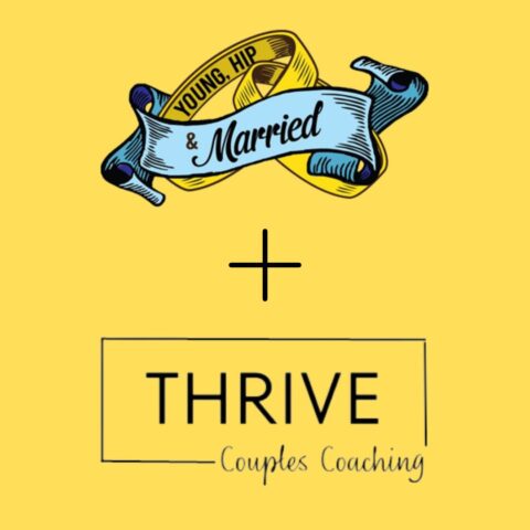 Thrive Couples Coaching and Young Hip & Married logos
