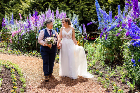 VanDusen Botanical Garden wedding and elopement